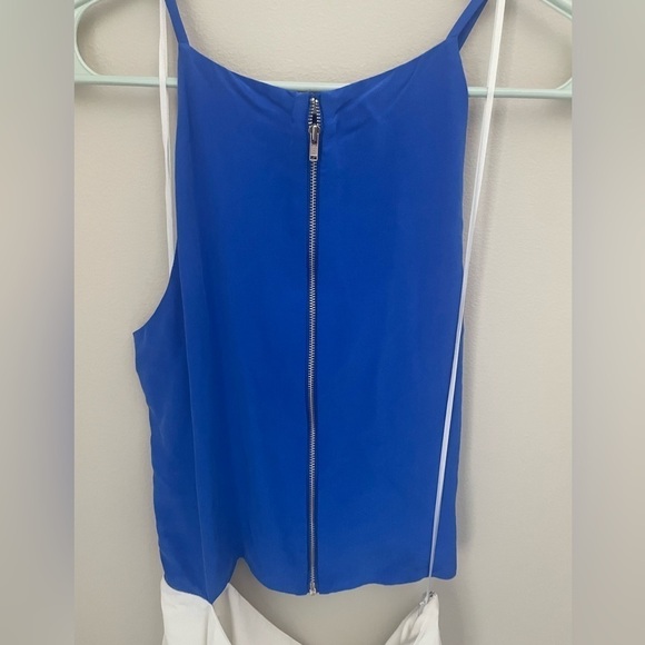 Band Of Outsiders Color Block Cut out 100% Silk Maxi Dress Size 2 - Picture 8 of 13